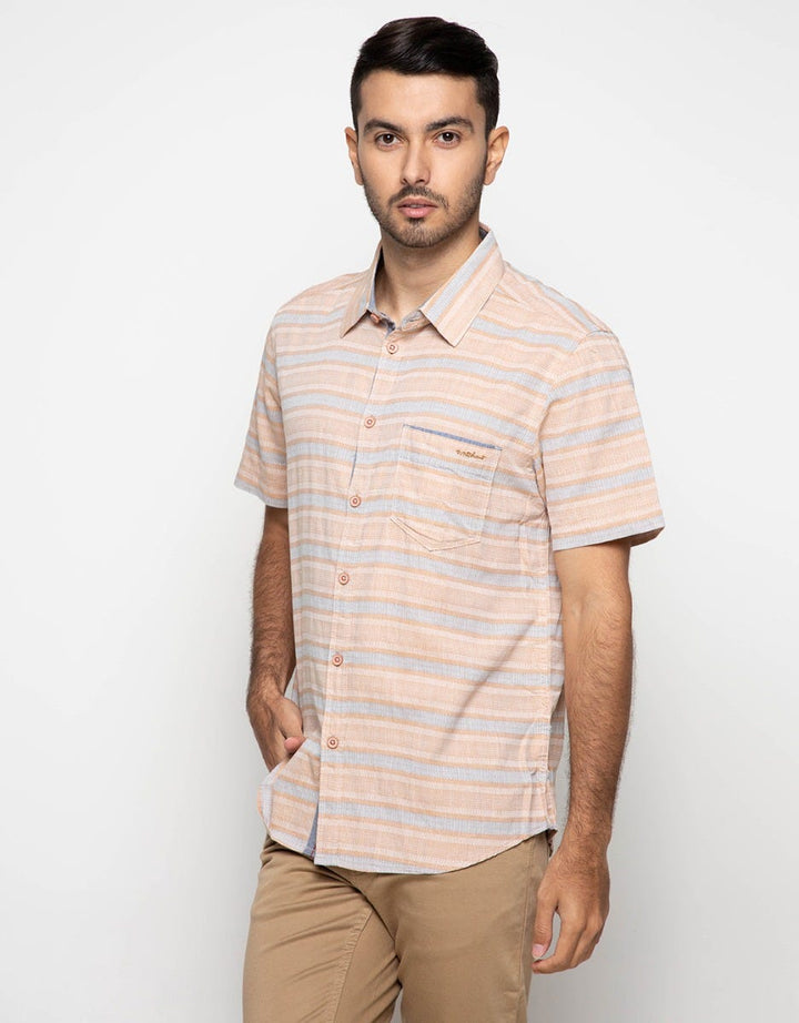 Watchout Casual Bright Stripe Casual Shirt