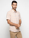 Watchout Casual Bright Stripe Casual Shirt