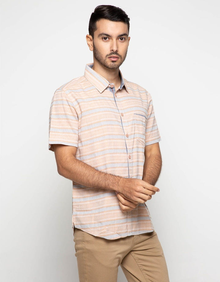 Watchout Casual Bright Stripe Casual Shirt