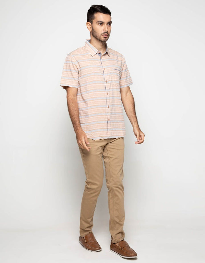 Watchout Casual Bright Stripe Casual Shirt
