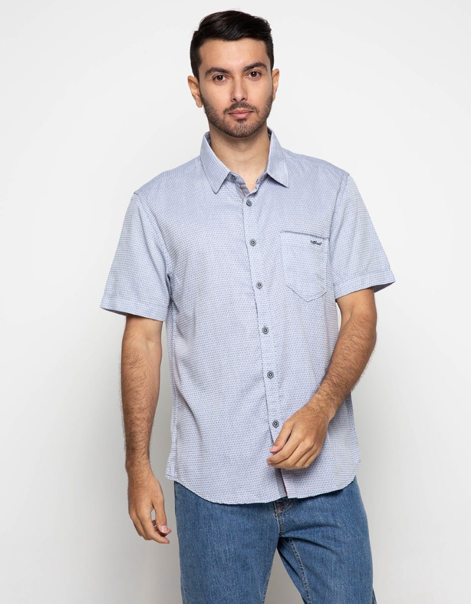 Watchout Full Motif Short Sleeve Shirt
