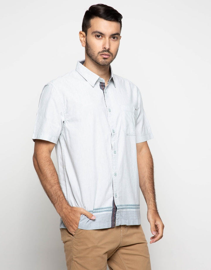 Watchout Motif At Bottom Shirt
