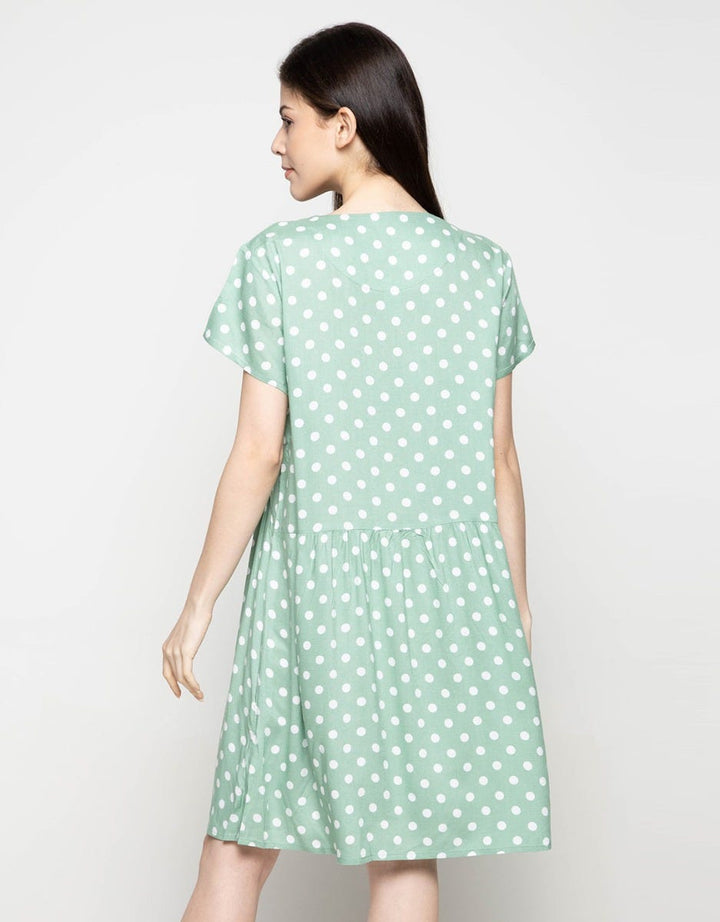 SS MIDI DRESS POKA