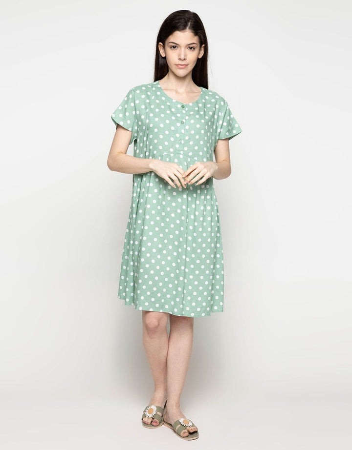 SS MIDI DRESS POKA