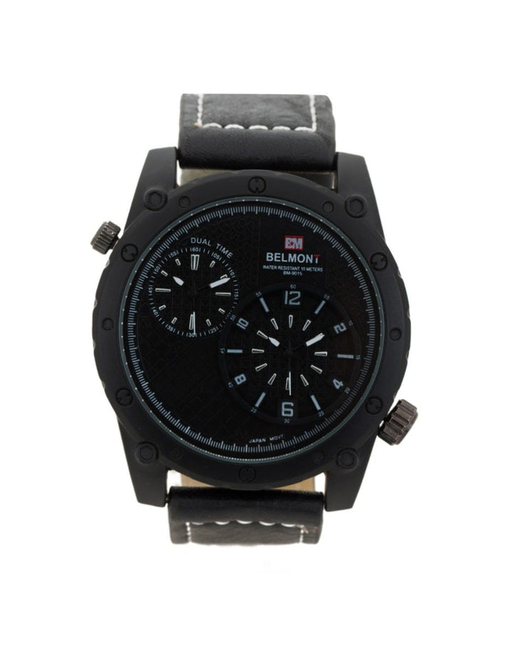 BELMONT Jam Tangan Pria Dual Time BM 9015