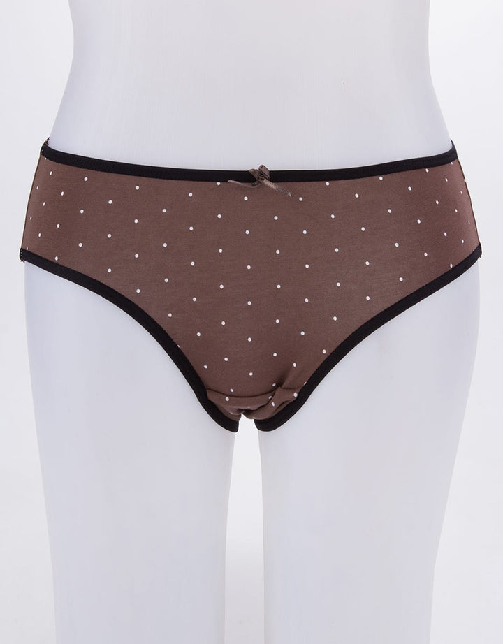 Young Heart Celana Dalam Wanita Brown Dotty