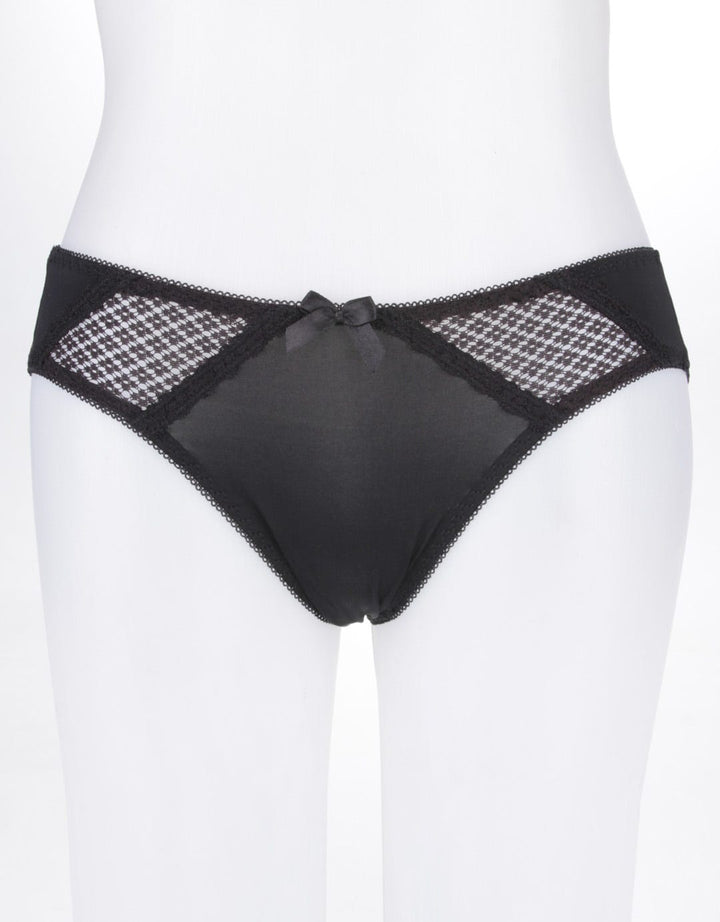 Young Hearts Women's Lace Mesh Panties